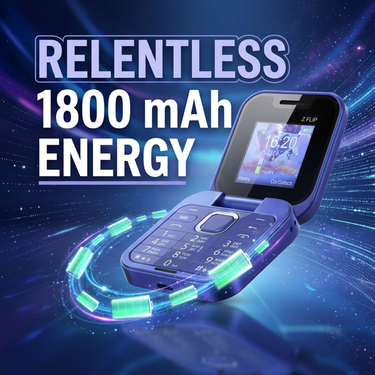 2 Sim Flip Phone With Camera & 4 Languages (PMH1)