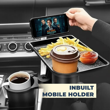 Car Food Tray With Bottle Holder (CFT3)