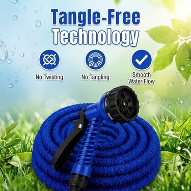 Magic Expandable Pipe With Water Spray Gun (HP7)