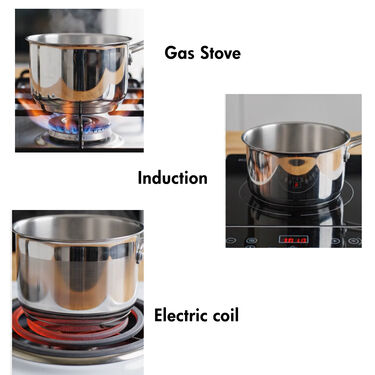Stainless Steel Big Multi Cooker + 24 Cavity Idli Rack (1MMC3)
