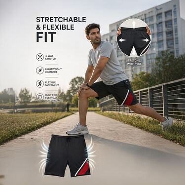Pack of 4 Mens Comfortable Shorts (4MS5)