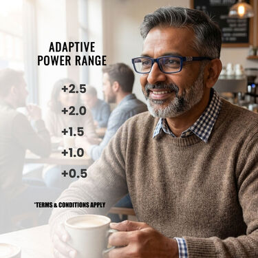 Full Frame Bifocal Adaptive Power Reading Glasses B1G2 Free (3BORG16)