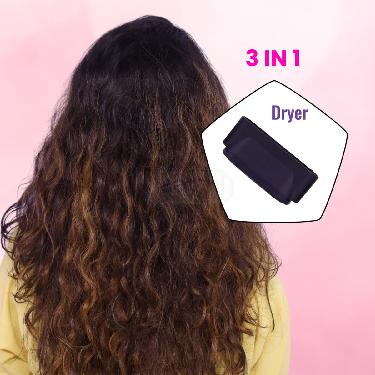 3 In 1 Hair Dryer Straightener & Curler (HD1)