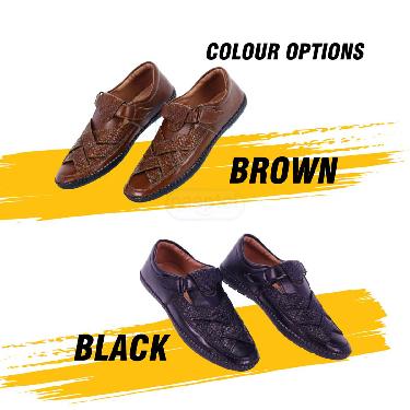 Pick Any One Stylish Leatherite Sandal With Free Trimmer(SDC16)