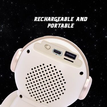 Powerful Astronaut Speaker 6.8W Bluetooth Sound & Rechargeable Battery (PAS)