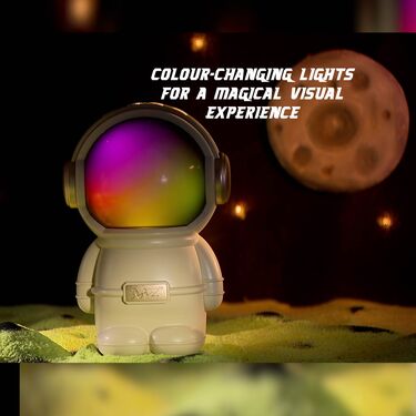 Powerful Astronaut Speaker 6.8W Bluetooth Sound & Rechargeable Battery (PAS)