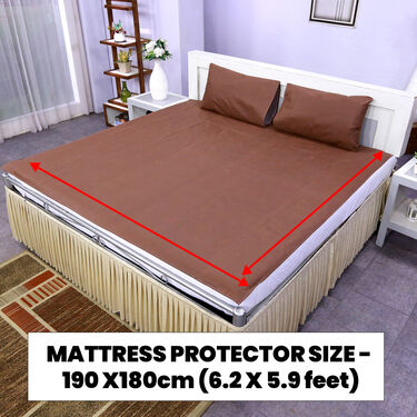 Double Mattress Protector Sheet with 2 Pillow Protector Free (DMP2)