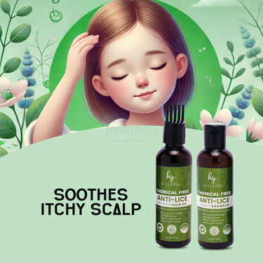 Anti Lice Shampoo And Oil With Comb (HPL1)