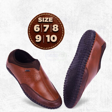 Leatherite Shoes + FREE Socks + FREE Stylish Watch (SSC34)