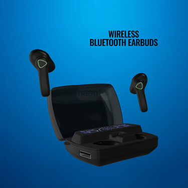 Wireless Bluetooth Earpod With Charging Chase Torch & Inbuilt Powerbank + FREE 3 In 1 Charging Cable (TWS62)