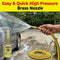 Easy & Quick High Pressure Brass Nozzle