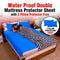 Water Proof Double Mattress Protector Sheet with 2 Pillow Protector Free (DMP8)