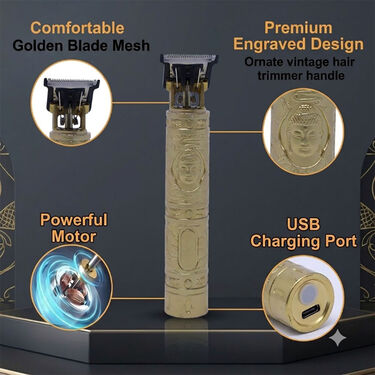 Stylish Golden Trimmer B1 G1 (2PMT1)