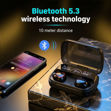 Wireless Bluetooth Earbuds With Free 3 Type C Fast Charging Cable (TWS61)