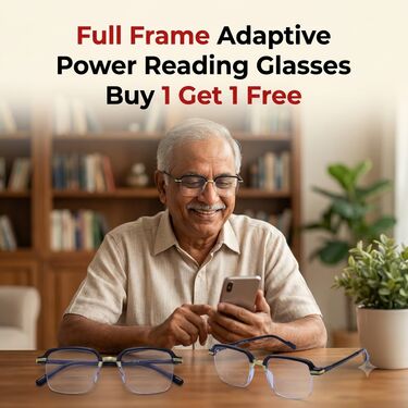 Premium Adaptive Power Reading Glasses B1 G1 Free (ORG34)
