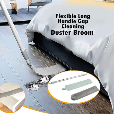 Flexible Microfiber Gap Duster Long Handle Mop