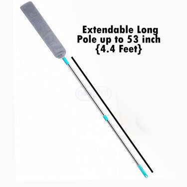 Flexible Microfiber Gap Duster Long Handle Mop