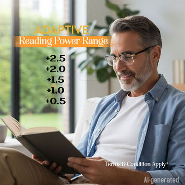 Adaptive Power Reading Glasses Buy 1 Get 2 Free (3ORG8)