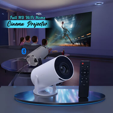 Full HD Ultra Bright Home Cinema Smart Android Projector With Screen Upto 250 Inches (HCP5)