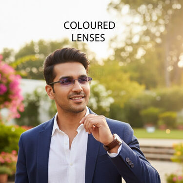 Rimless Coloured Adaptive Power Reading Glasses  Buy 1 Get 2 Free (3CORG4)