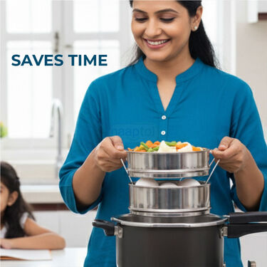 2 Layer Stainless Steel Cooker Separator (1CS2)