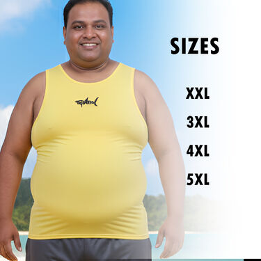 Pack of 5 Plus Size Sleeveless Vests For Men (5PSL1)