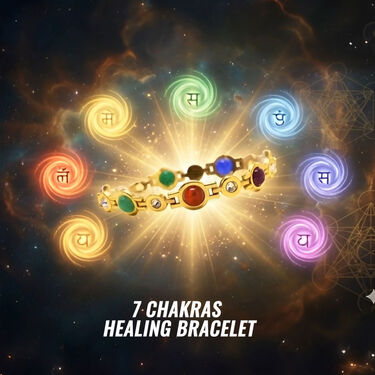 Golden Seven Chakra Bracelet (7CB3)