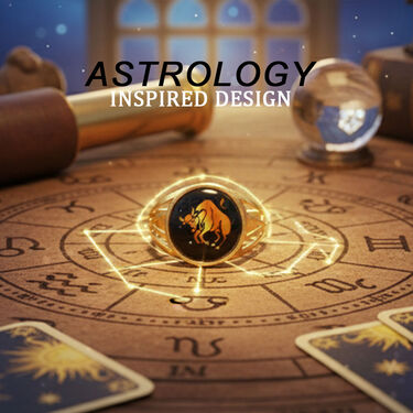 Golden Zodiac Rashi Ring (ZR1)