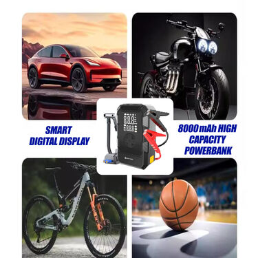 Portable 2 In 1 Jump Starter With Tyre Inflator (TI6)