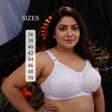 Pack of 3 Full Coverage Daily Wear Bust Support Bra - Plus Size Only (3FCB5)