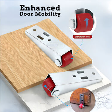 4 Pc Rolling Wheels For Door (4WD)