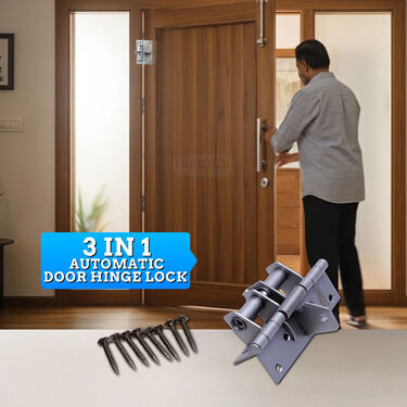 3 In 1 Automatic Door Hinge Lock (MSPH)