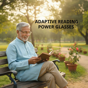 Rimless Bifocal Coloured Adaptive Power Reading Glasses Buy1 Get 2 Free (3BCORG17)