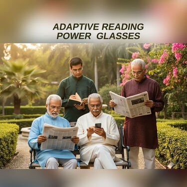 Rimless Foldable Adaptive Power Reading Glasses Buy 1 Get 2 Free Combo  (2FORG10BORG1)