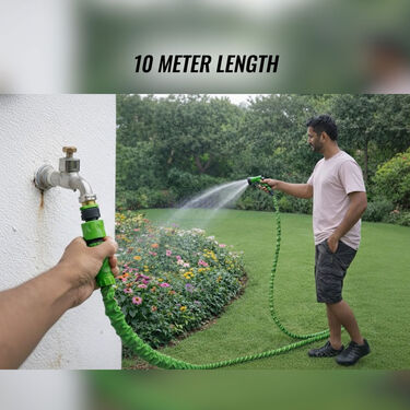 Magic Expandable Pipe With Water Spray Gun (HP7)