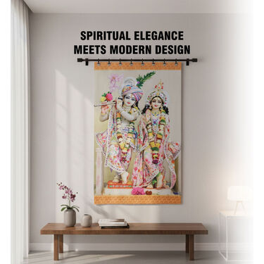3D Printed Radha Krishna Curtain (CU15)