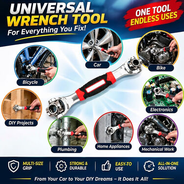 Universal Wrench Tools In One Socket For Mechanic (UW2)