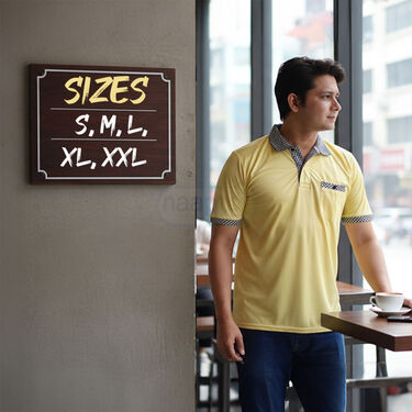 Pack of 5 Designer Half Sleeves Collar  T-Shirts With Pocket (5PT25)