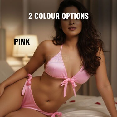 Sensational Honeymoon combo - Stylish Babydoll Nighty + Elegant Lingerie Set (BDBP)