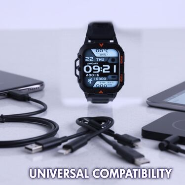 Tough Infinite Display Bluetooth Calling Smart Watch (BCSW52CS)