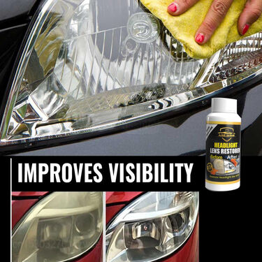 Pack of 2 Headlight Cleaner For Car Bike Truck (HLC2)