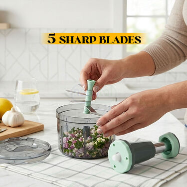 Quick & Easy Onion & Veg Push Chopper ( CHOP13)