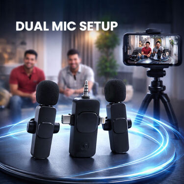 3 In 1 Dual Wireless Mic (PWM4)