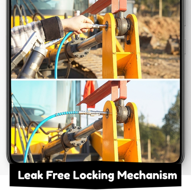 Double Handle Grease Gun Coupler For Mechanic (CC01)