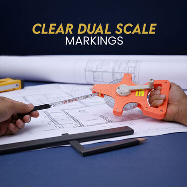 100 Ft Measuring Tape For Construction (MT01)