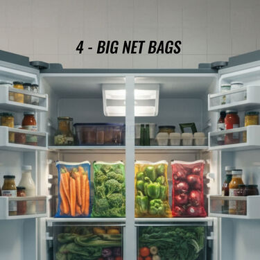 5 Pcs Fridge Cover Set + 10 Free Gifts with Kitchen Scissor (5FC9)
