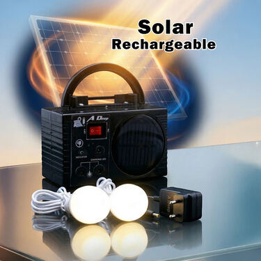 Mini Solar Inverter With 2 Bulbs And 1 Cob Light (MSI1)
