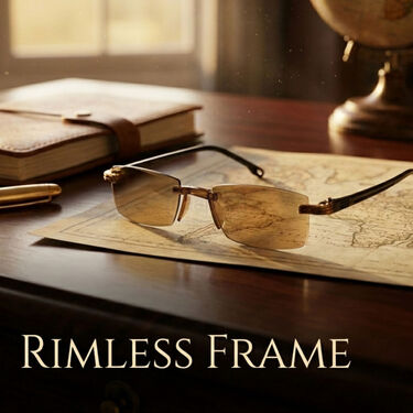 Rimless Colored Adaptive Power Reading Glasses (1CRG)
