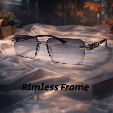 Rimless Sunglasses B1 G2 Free (3SG)