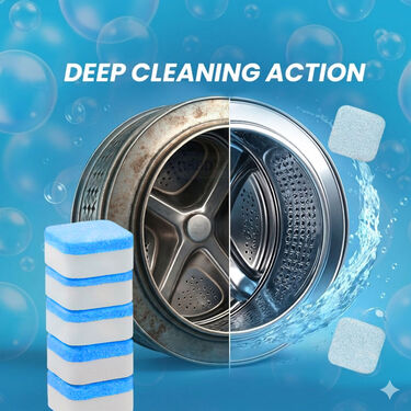 Washing Machine Drum Cleaning Tablets - Pack of 5 (WMT3)